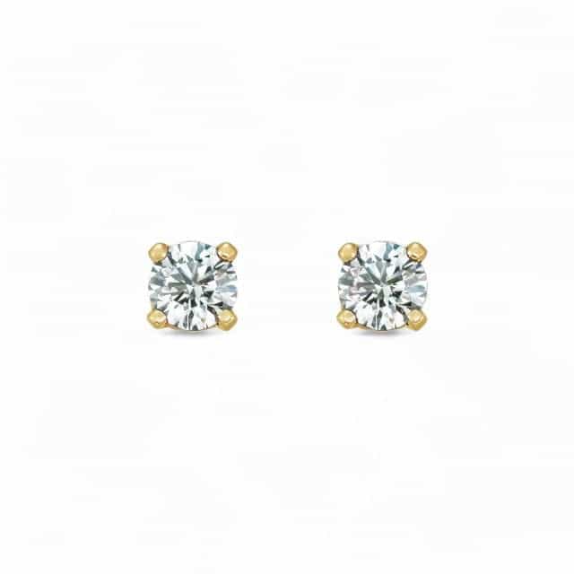14kt yellow gold/April - Diamond/top