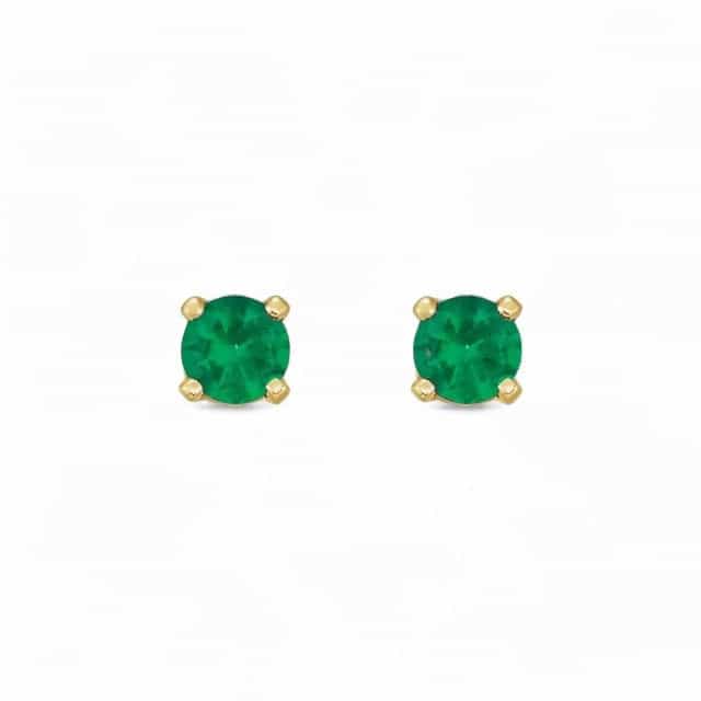 14kt yellow gold/May - Emerald/top