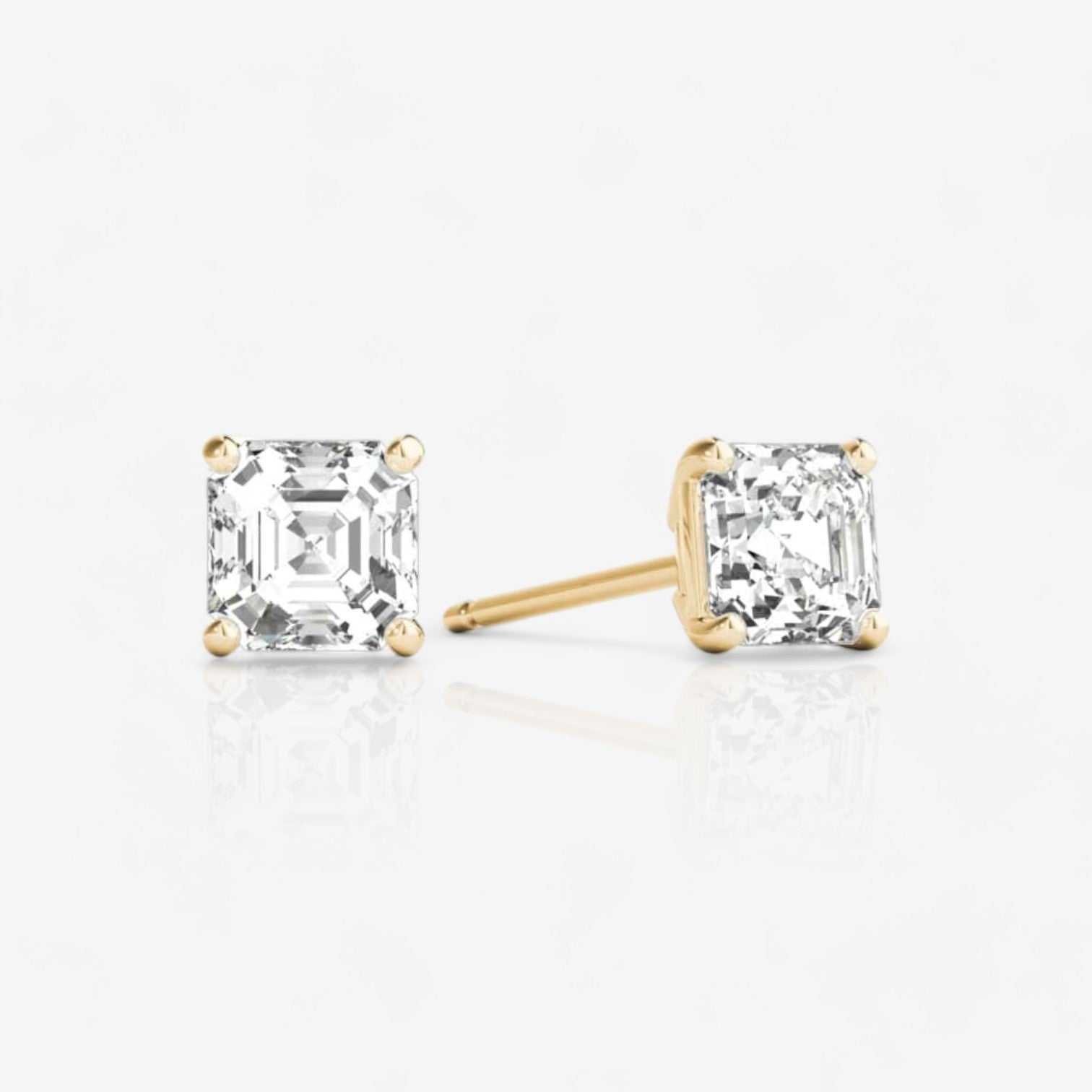 18kt yellow gold/push-back/screw-back/jumbo-back/guardian-back/top