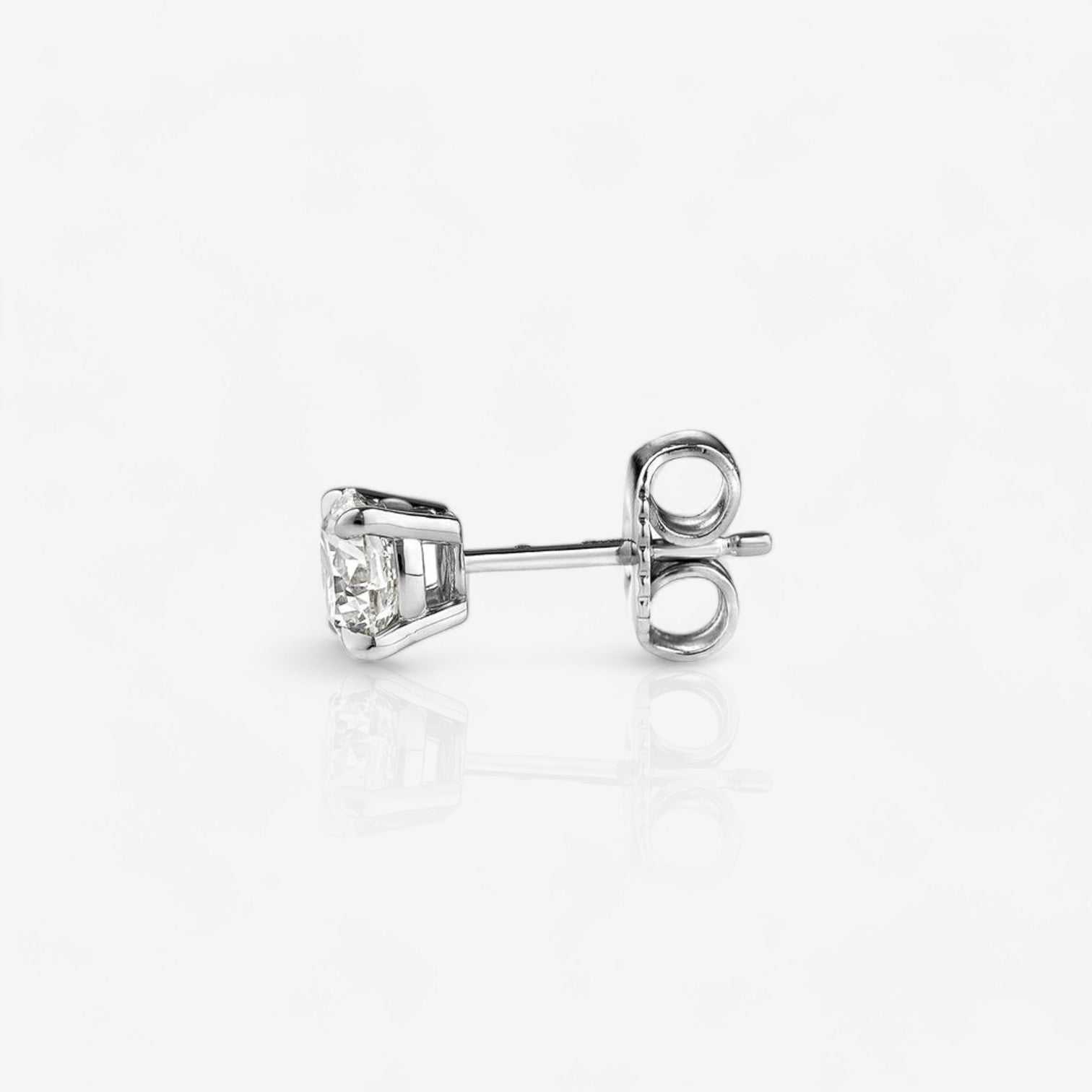 14kt white gold/18kt white gold/platinum/0.25/0.37/0.50/0.75/1.00/1.25/Push-back/screw-back/jumbo-back/side