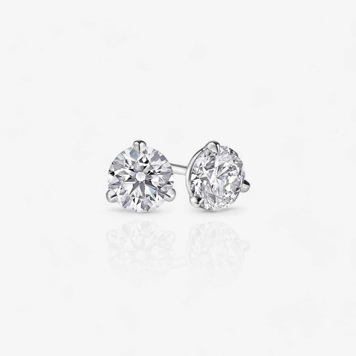 14kt white gold/18kt white gold/platinum/push-back/screw-back/jumbo-back/top