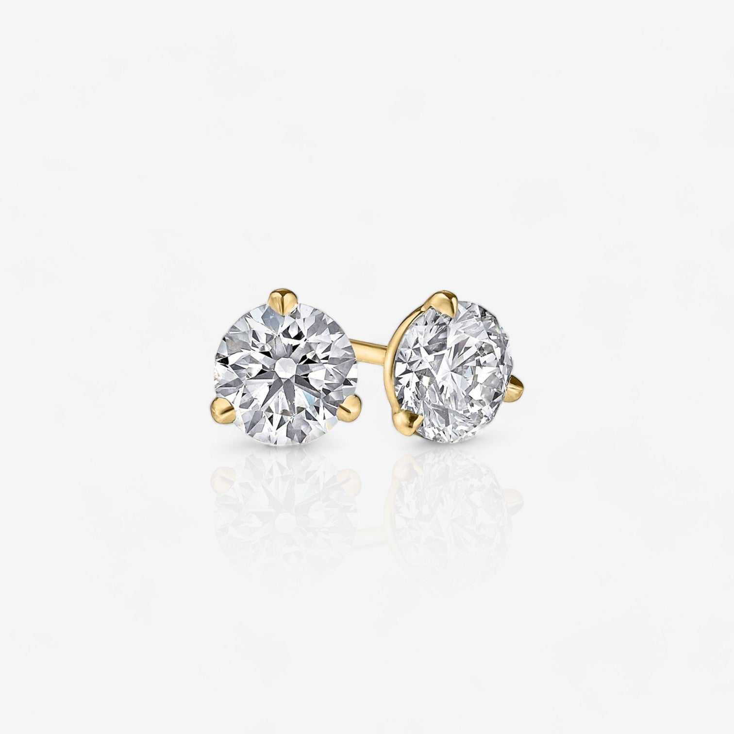 18kt yellow gold/push-back/screw-back/jumbo-back/guardian-back/top