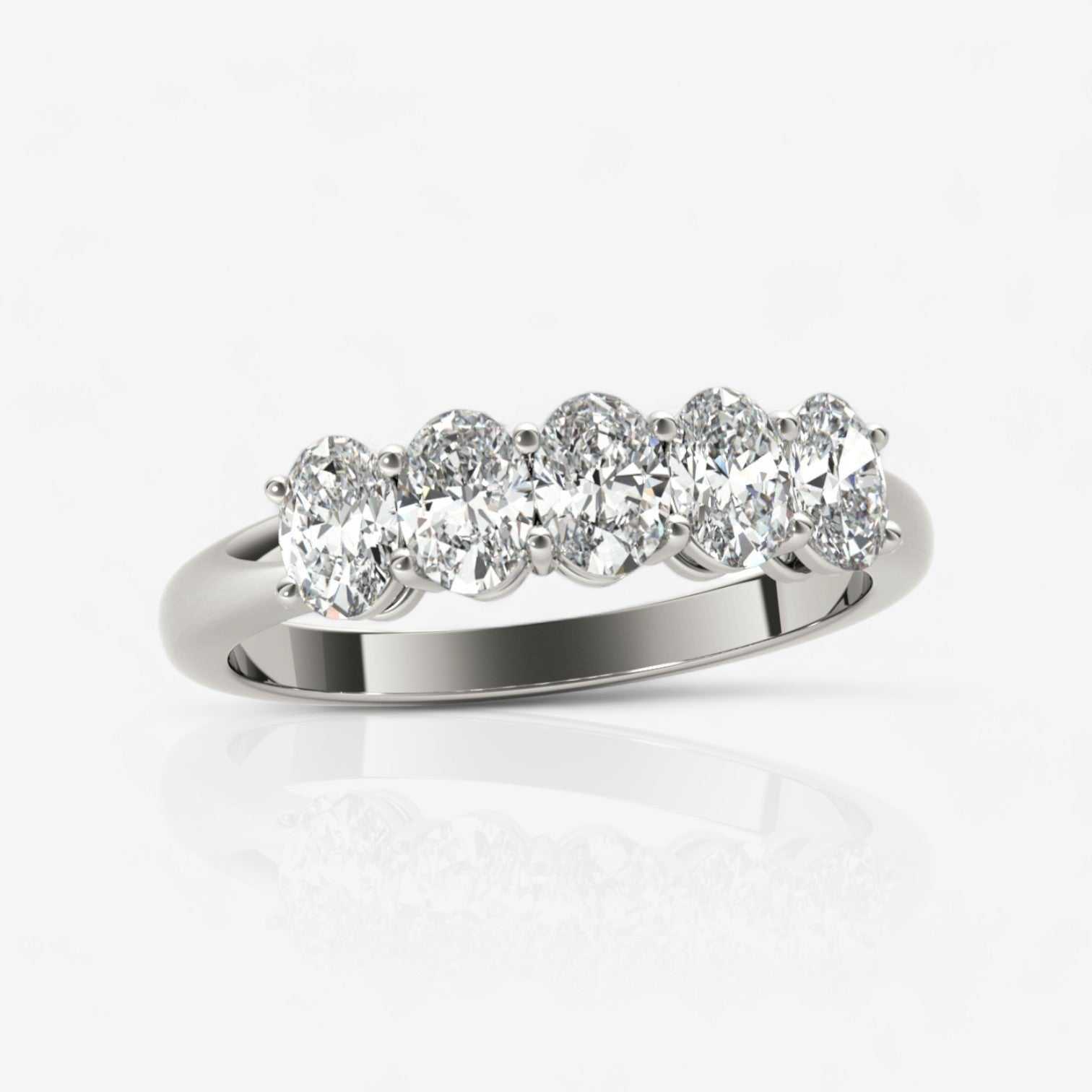 18kt White Gold/platinum/1.00 CTW/top