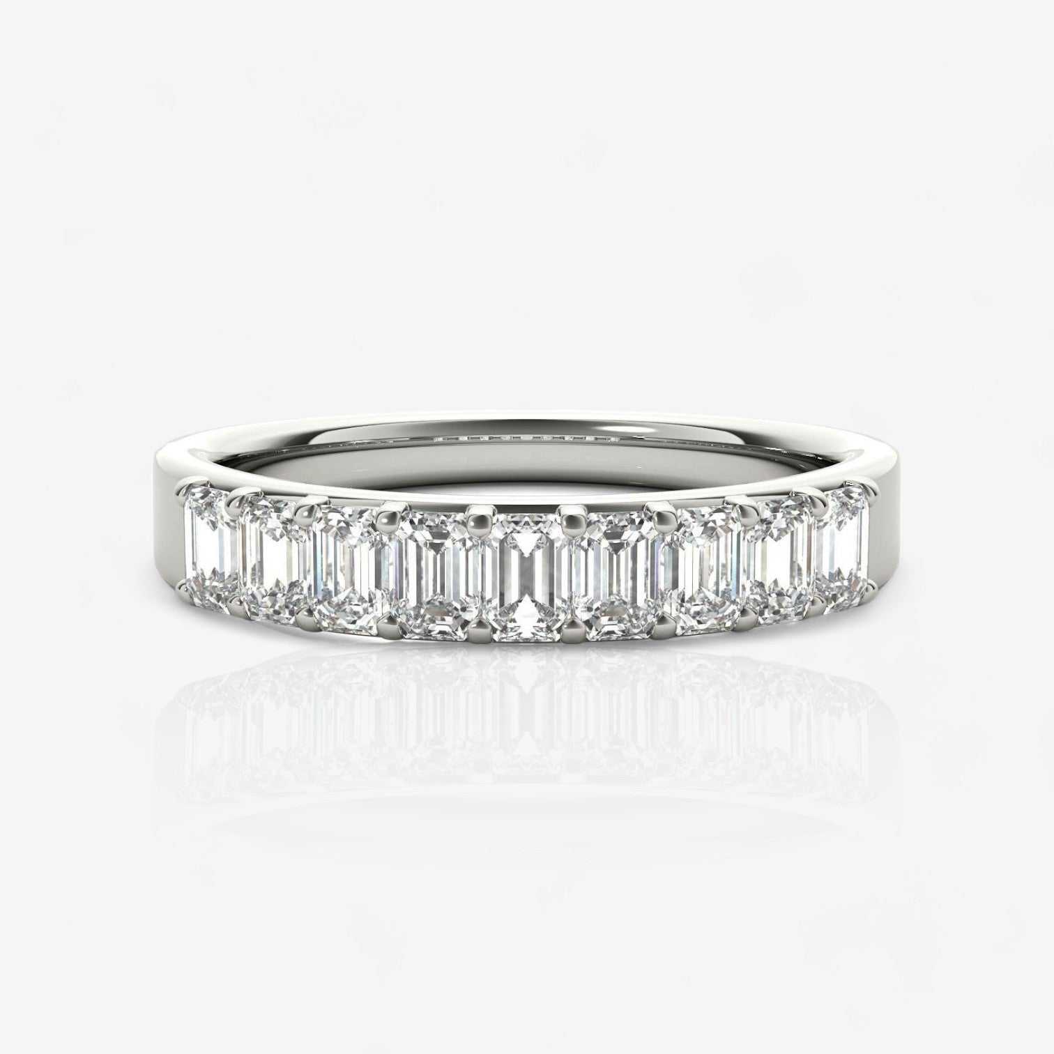 18kt white gold/platinum/1.00 ctw/top