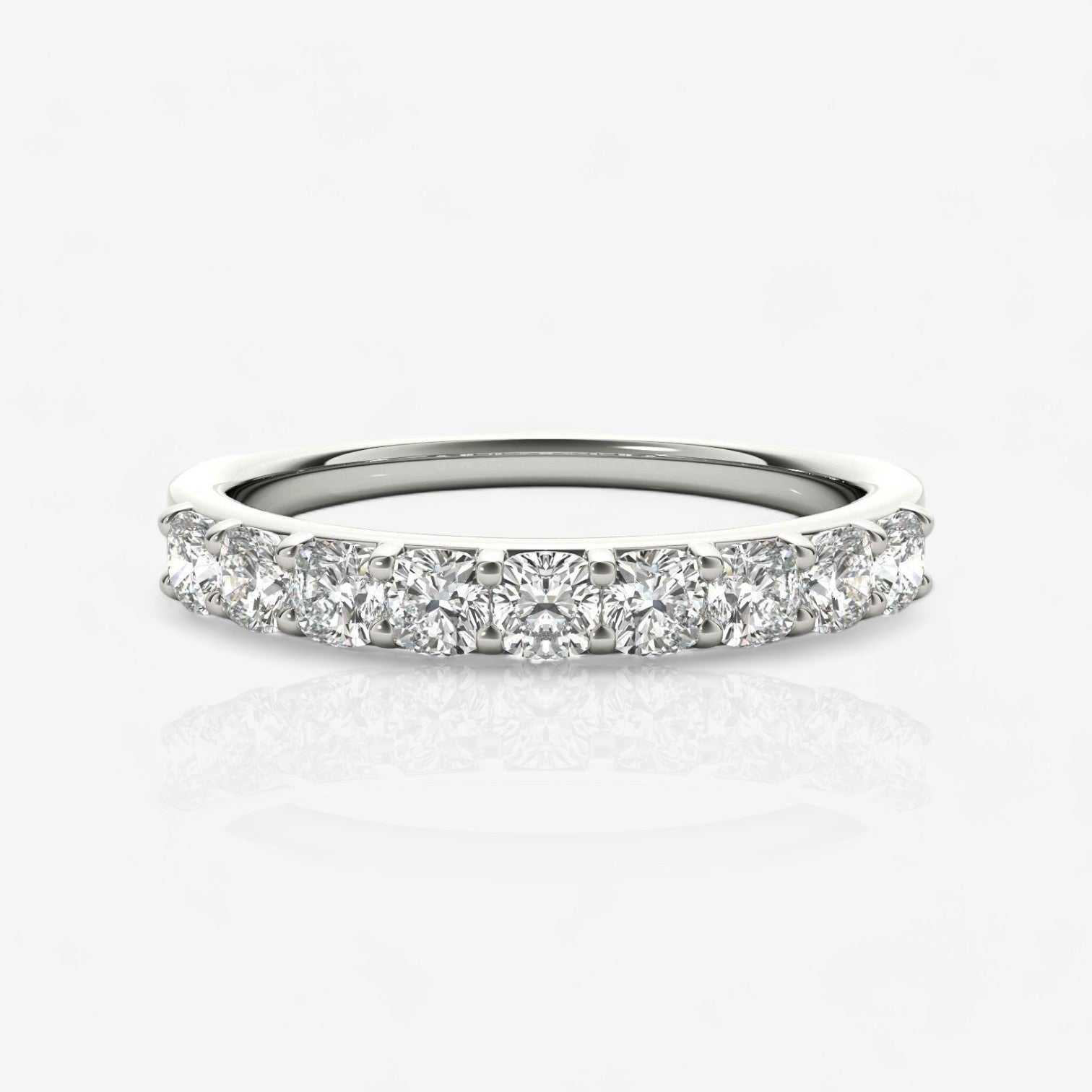 18kt white gold/platinum/1.00 ctw/top