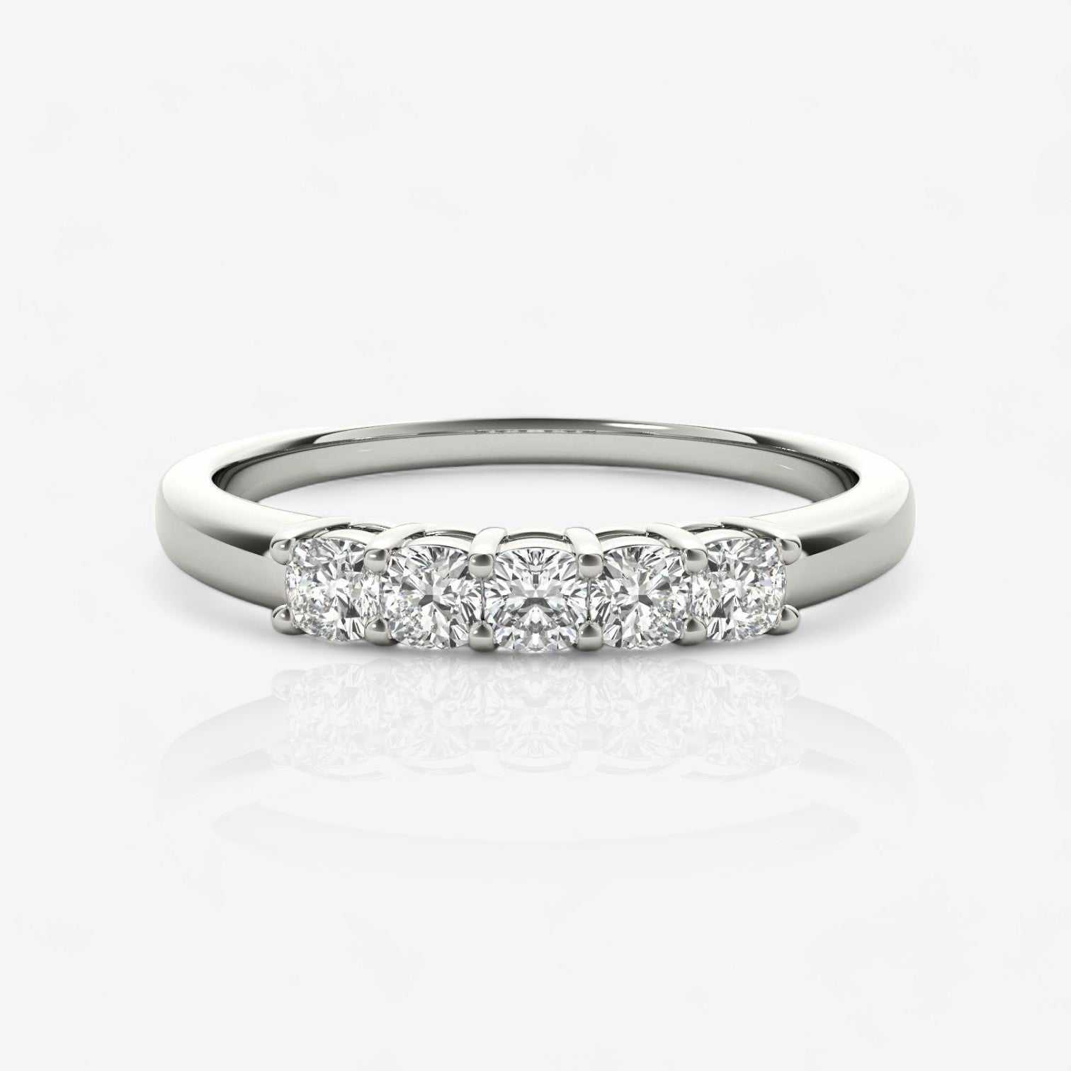 18kt White Gold/Platinum/0.50/top