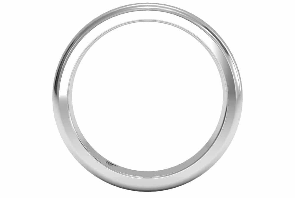 14kt white gold / front
