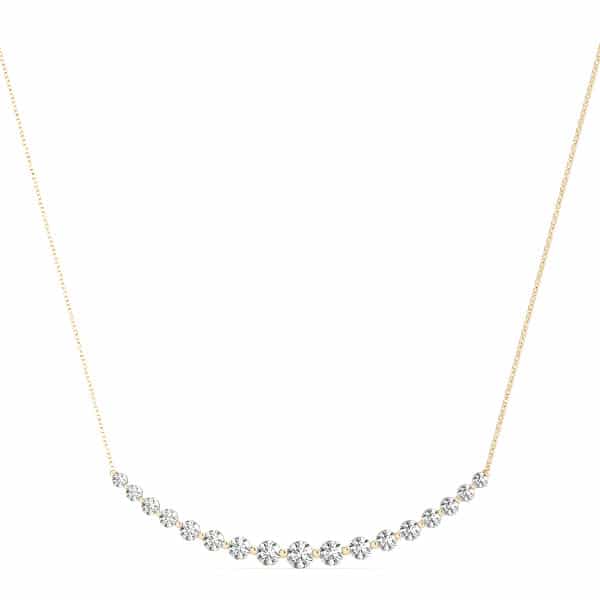 14KT YELLOW GOLD/1.00 CTW/1.33 CTW/1.50 CTW/EARTH GROWN/LAB GROWN/TOP