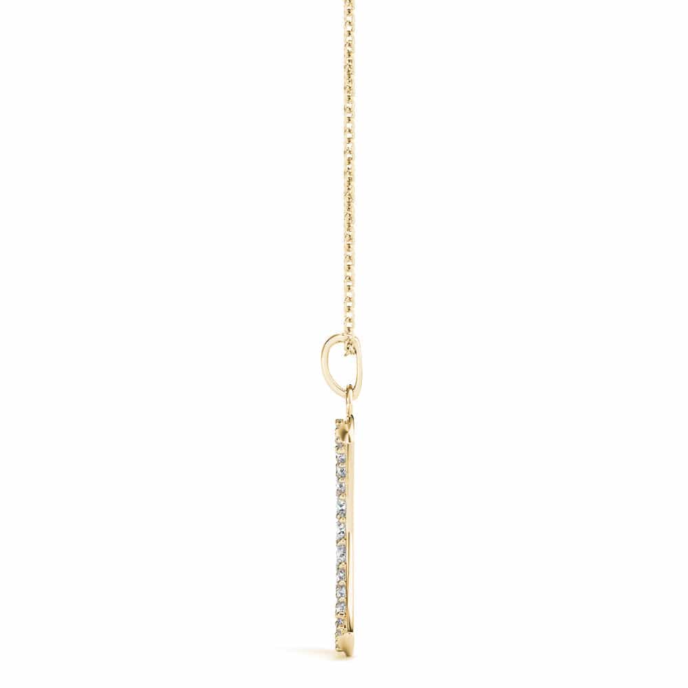 14kt yellow gold/side