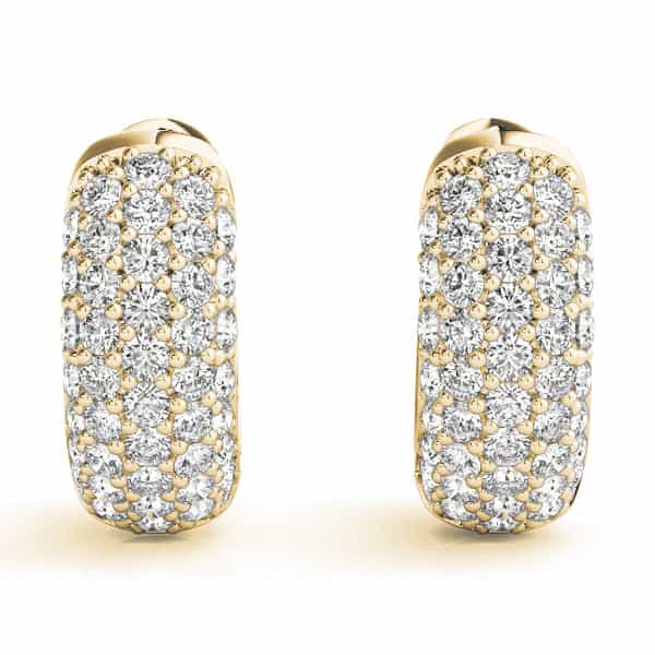 14kt yellow gold/earth grown/lab grown/front