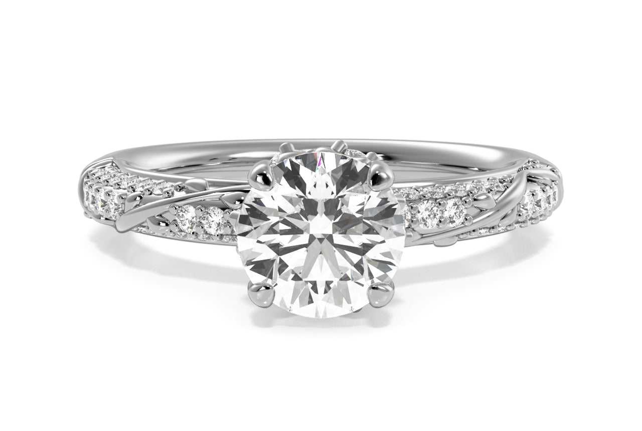 14kt white gold/18kt white gold/platinum/round/princess/top sku 1RAZ4716