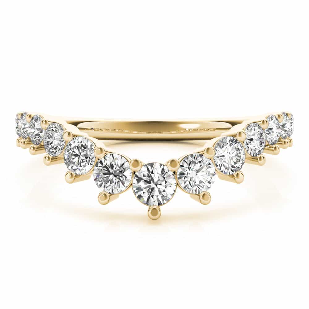 18kt yellow gold/0.75 ctw/earth grown/lab grown/top