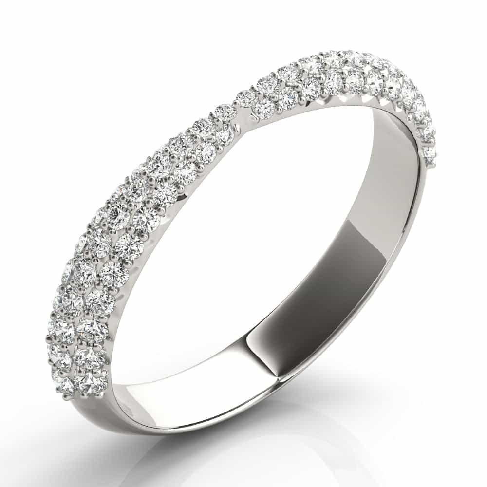 14kt white gold/18kt white gold/platinum/earth grown/lab grown/0.50 ctw/side