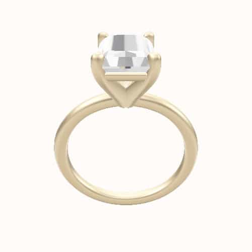 Classic Solitaire Engagement Ring With High Set Four Prong Head sku 1RAZ103-4_18G345_18G