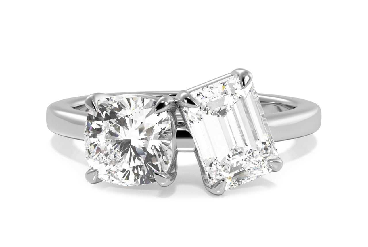 14kt white gold/18kt white gold/platinum/emerald/0.50 ctw/0.75 ctw/1.00 ctw/top sku 1CUECZ1002-8W