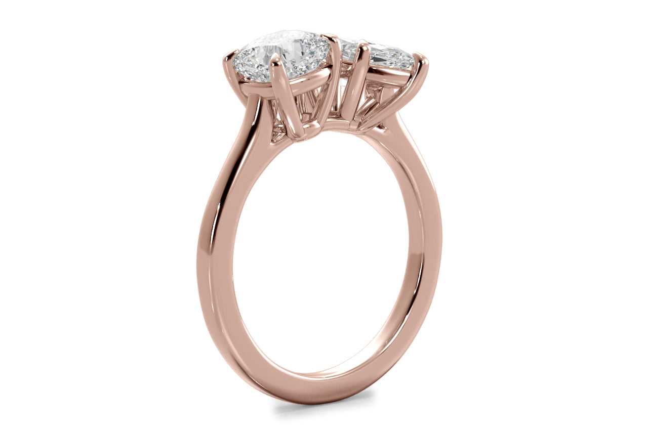 18kt rose gold/marquise/0.50 ctw/0.75 ctw/1.00 ctw/side