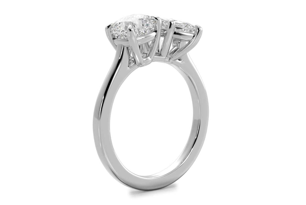 14kt white gold/18kt white gold/platinum/marquise/0.50 ctw/0.75 ctw/1.00 ctw/front