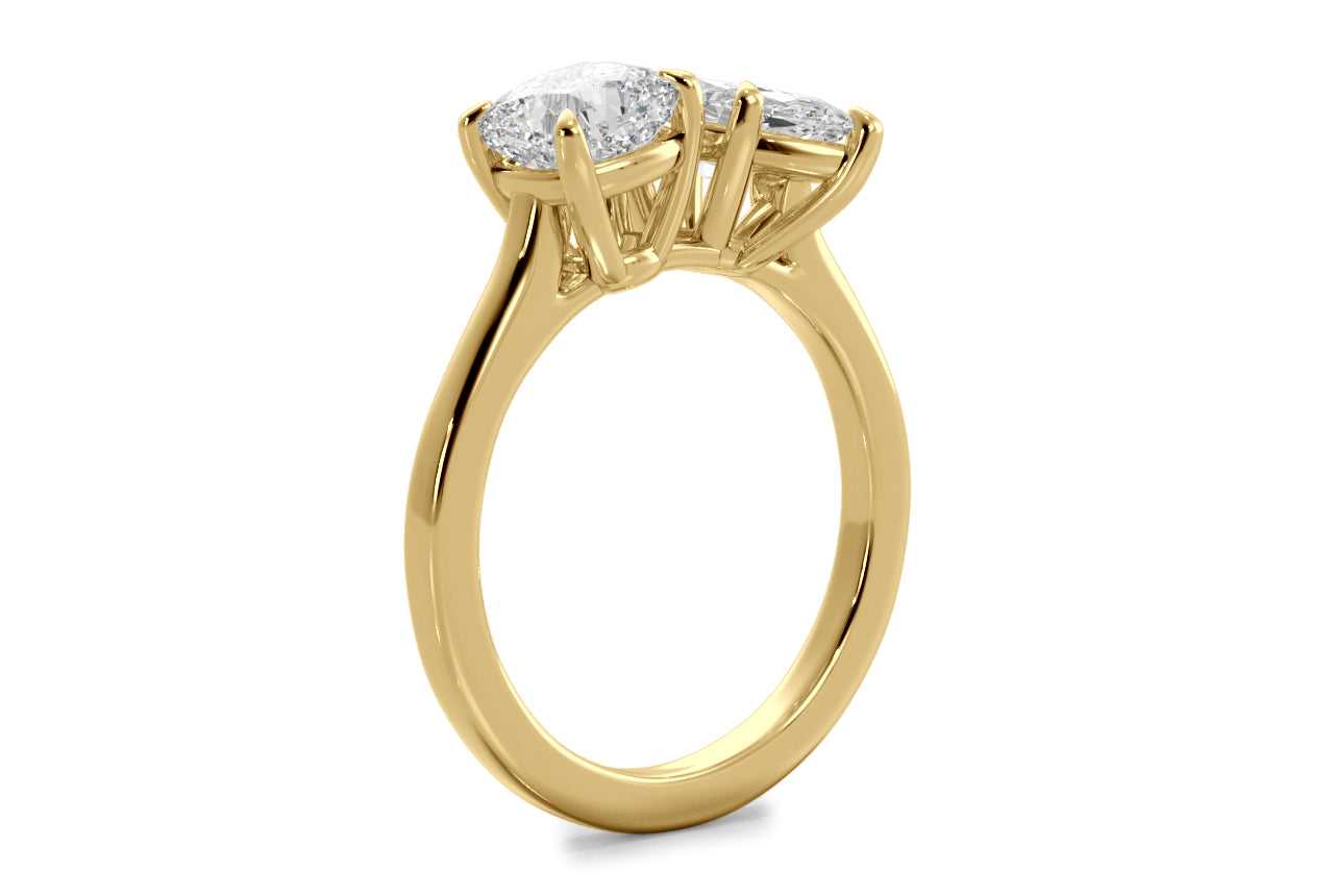 18kt yellow gold/marquise/0.50 ctw/0.75 ctw/1.00 ctw/side
