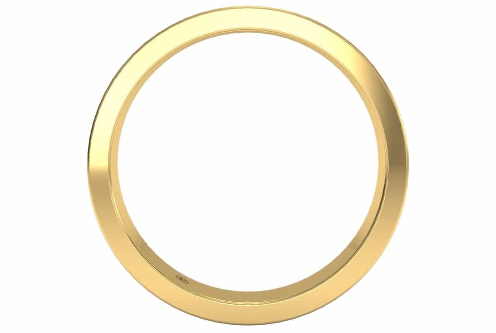 18kt yellow gold / front