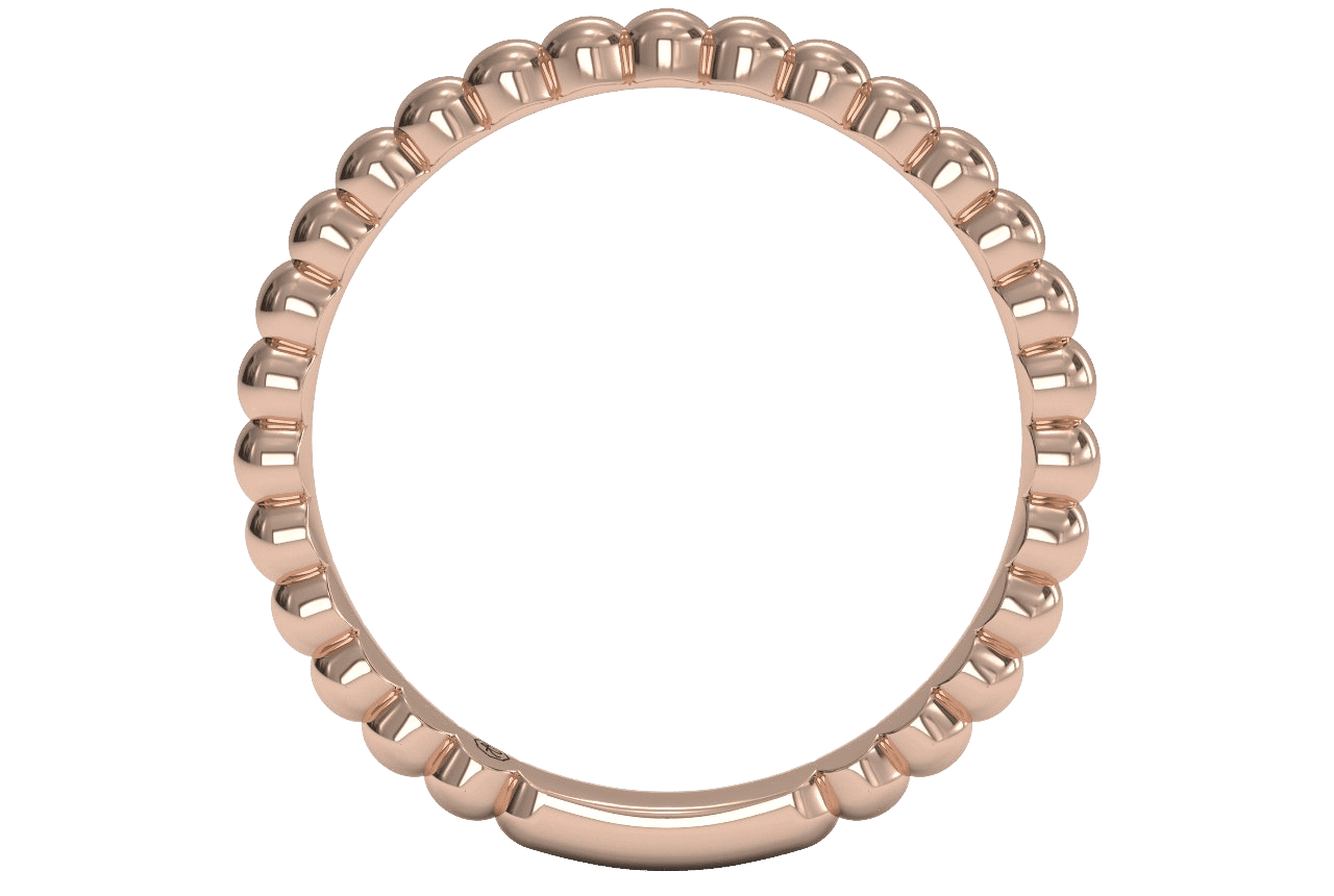 18kt rose gold/front
