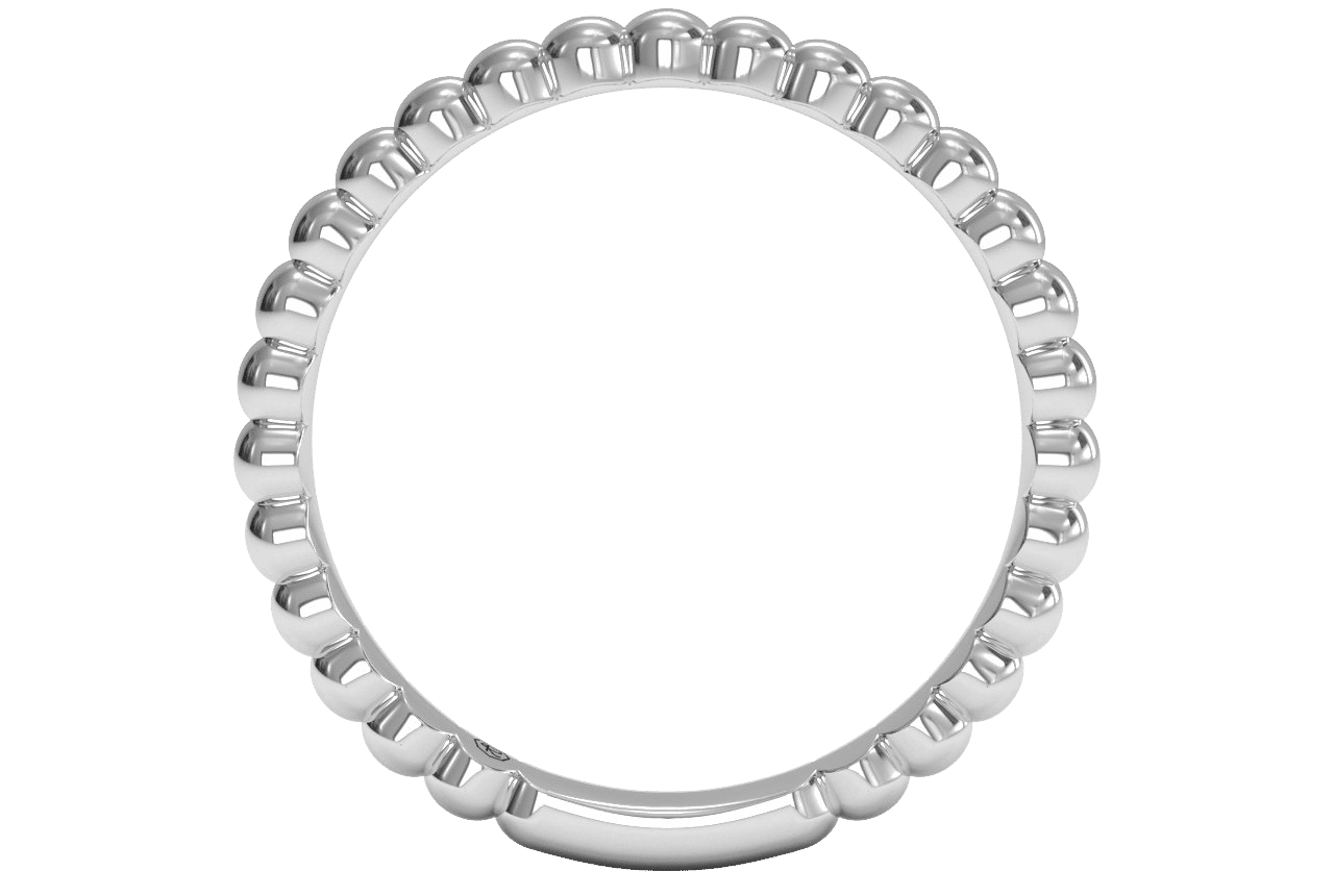 14kt white gold/front