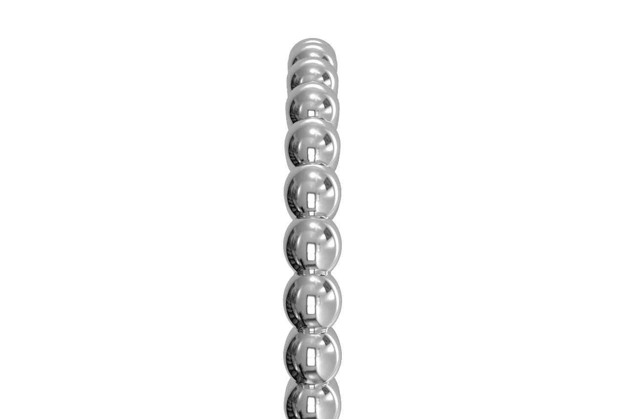 14kt white gold/side
