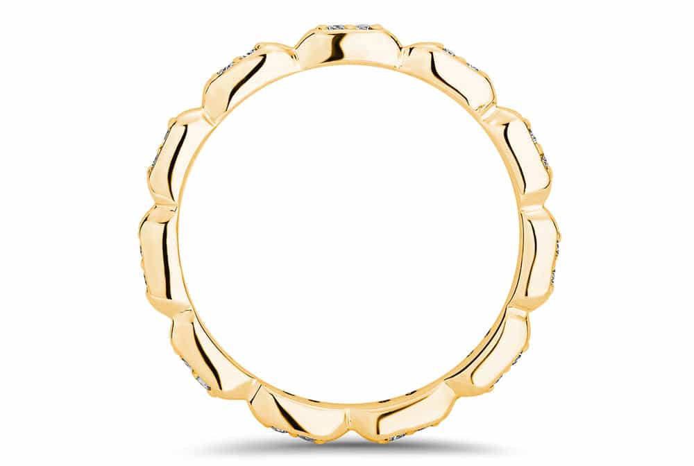 14kt yellow gold/front