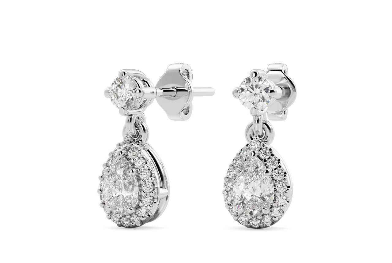 14kt white gold/18kt white gold/platinum/0.50 ctw/top