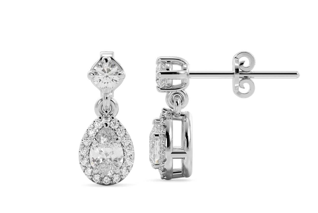 14kt white gold/18kt white gold/platinum/0.50 ctw/side