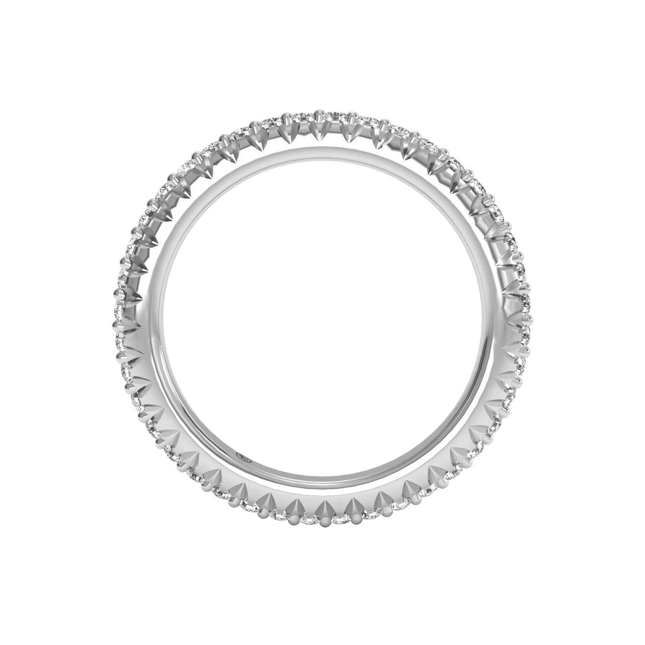 14kt White Gold/front