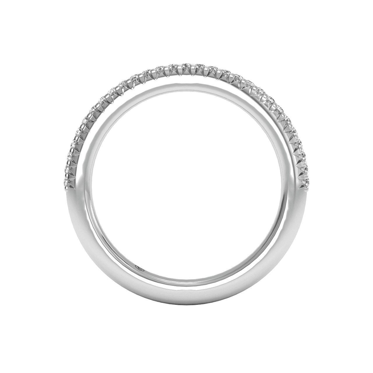 18kt White Gold/front