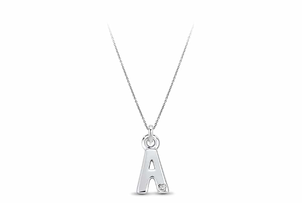 14kt White Gold/A/front
