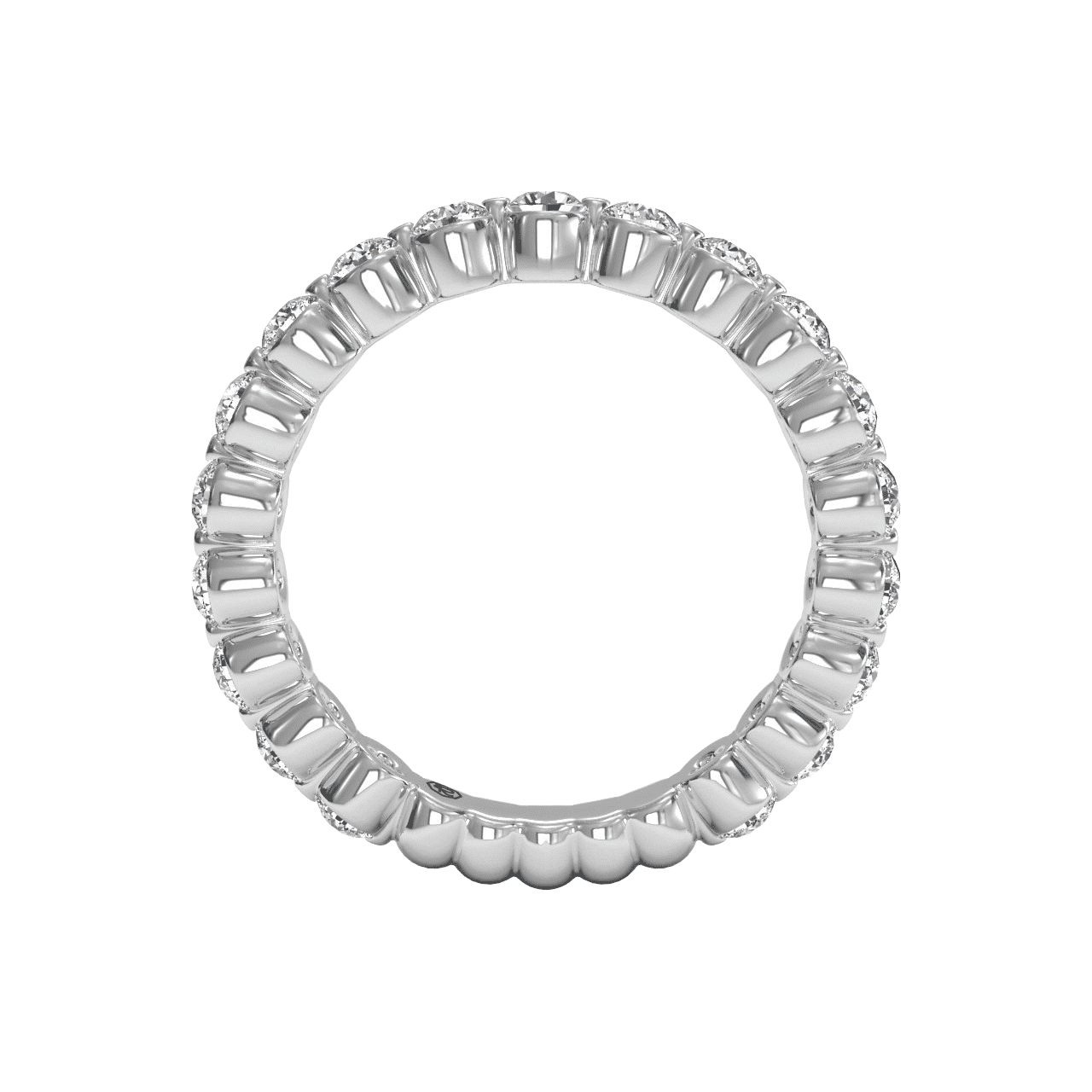 14kt White Gold/front