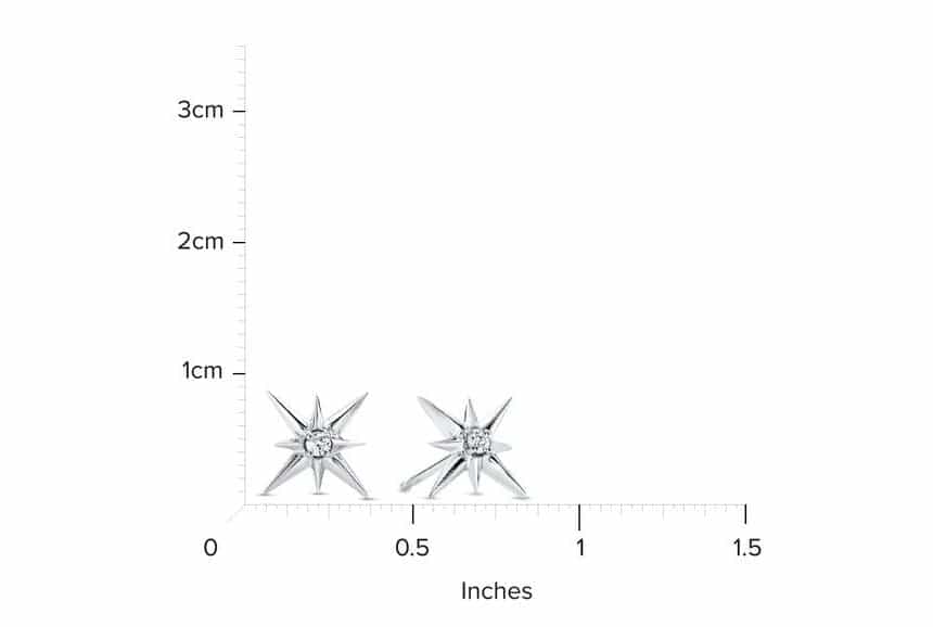 18kt White Gold/measurements