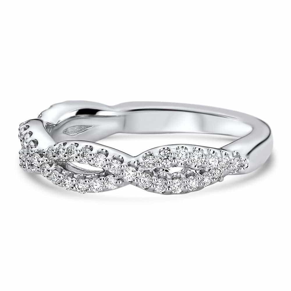 14kt White Gold/platinum/perspective