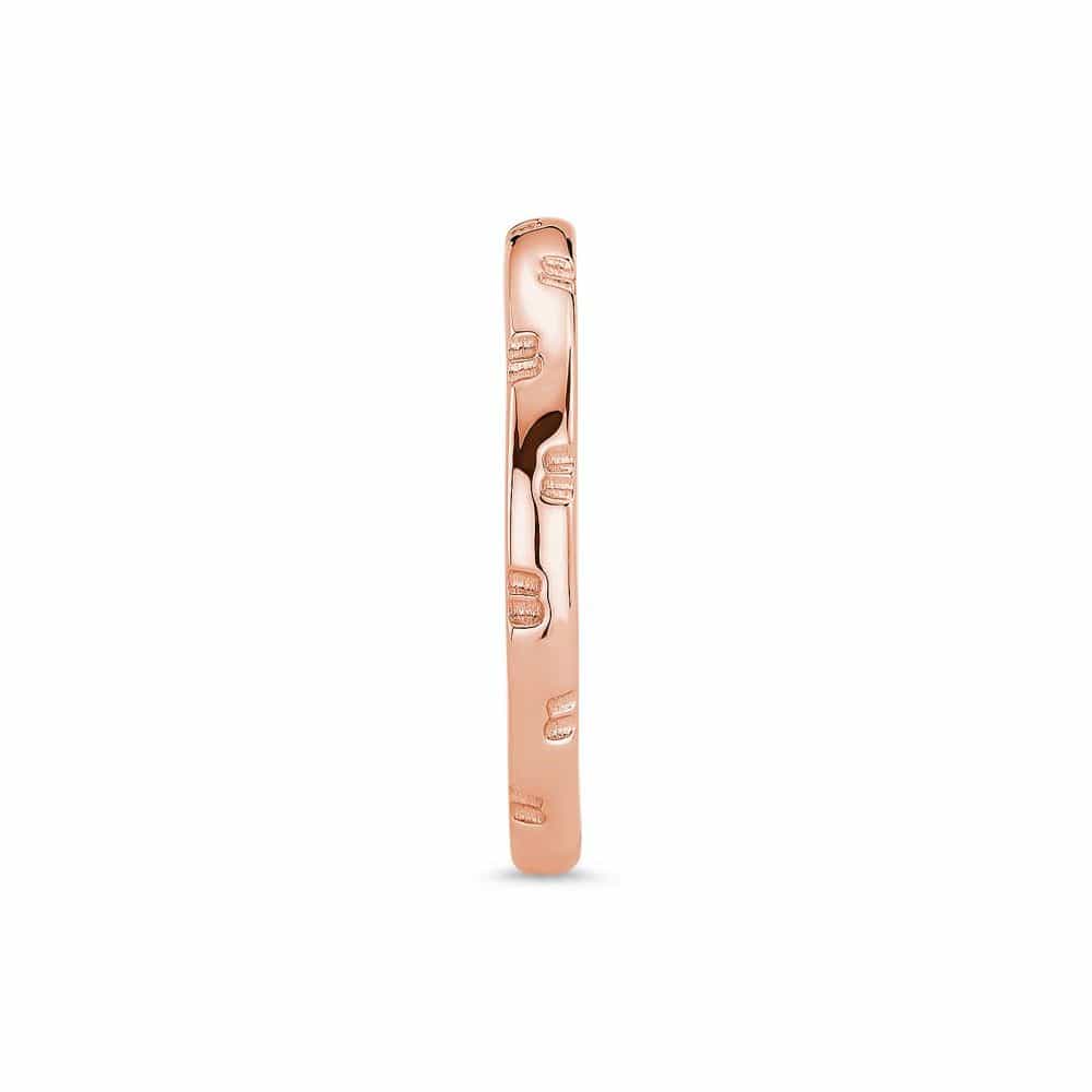 18kt Rose Gold/side