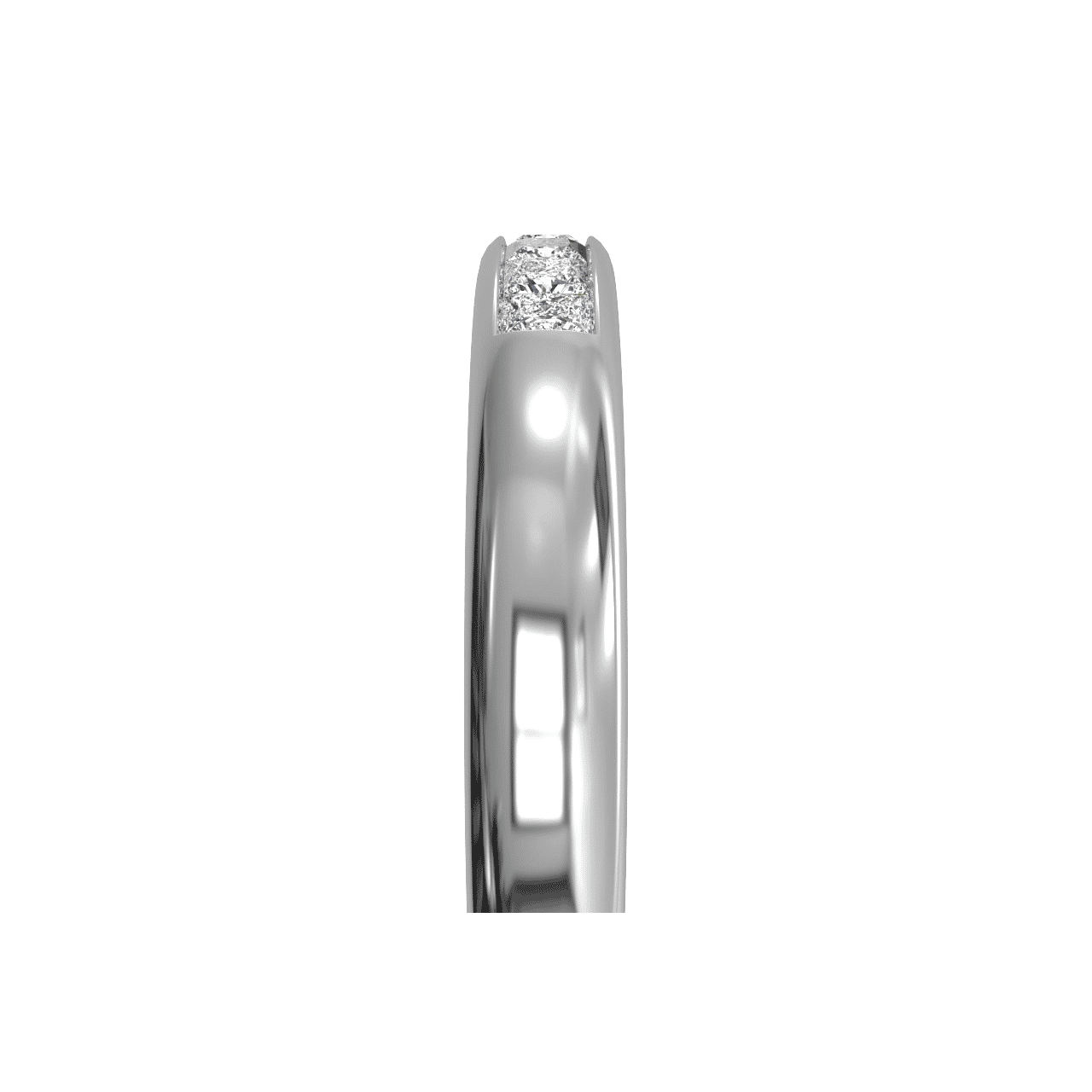 14kt White Gold/side