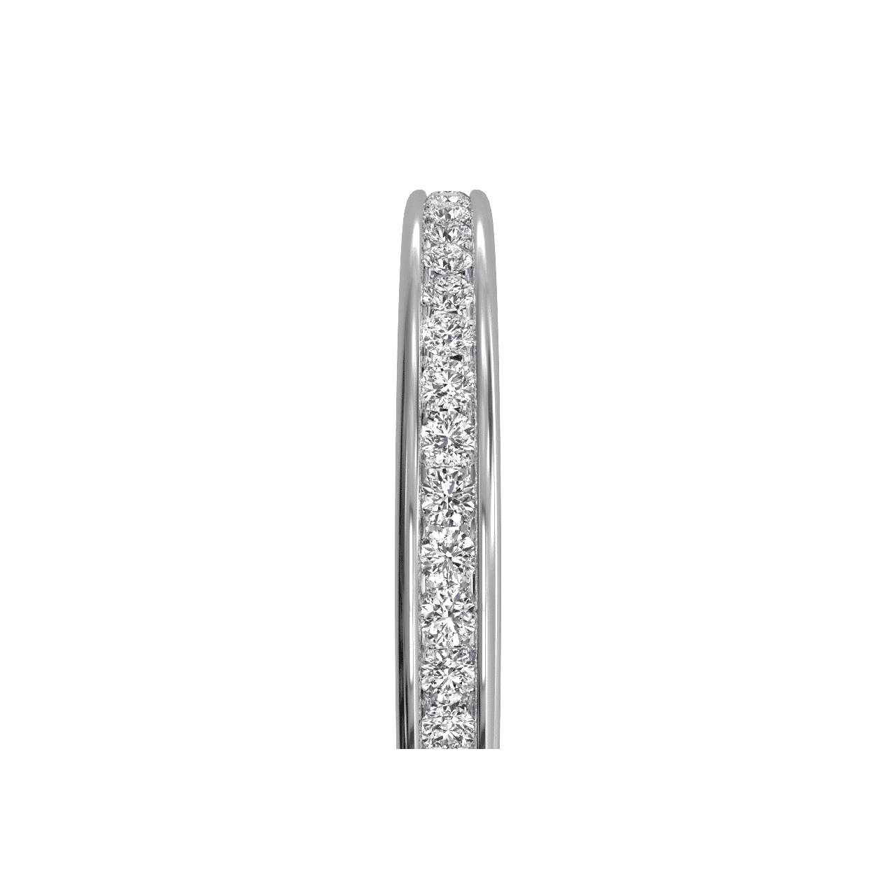 14kt White Gold/side
