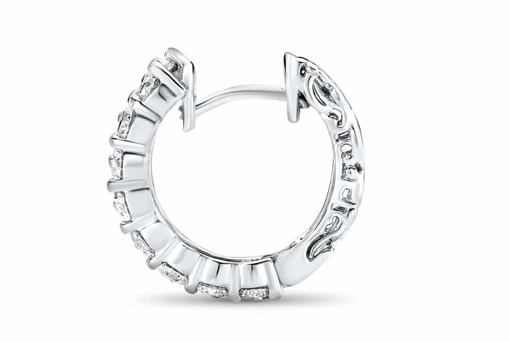 14kt White Gold/side