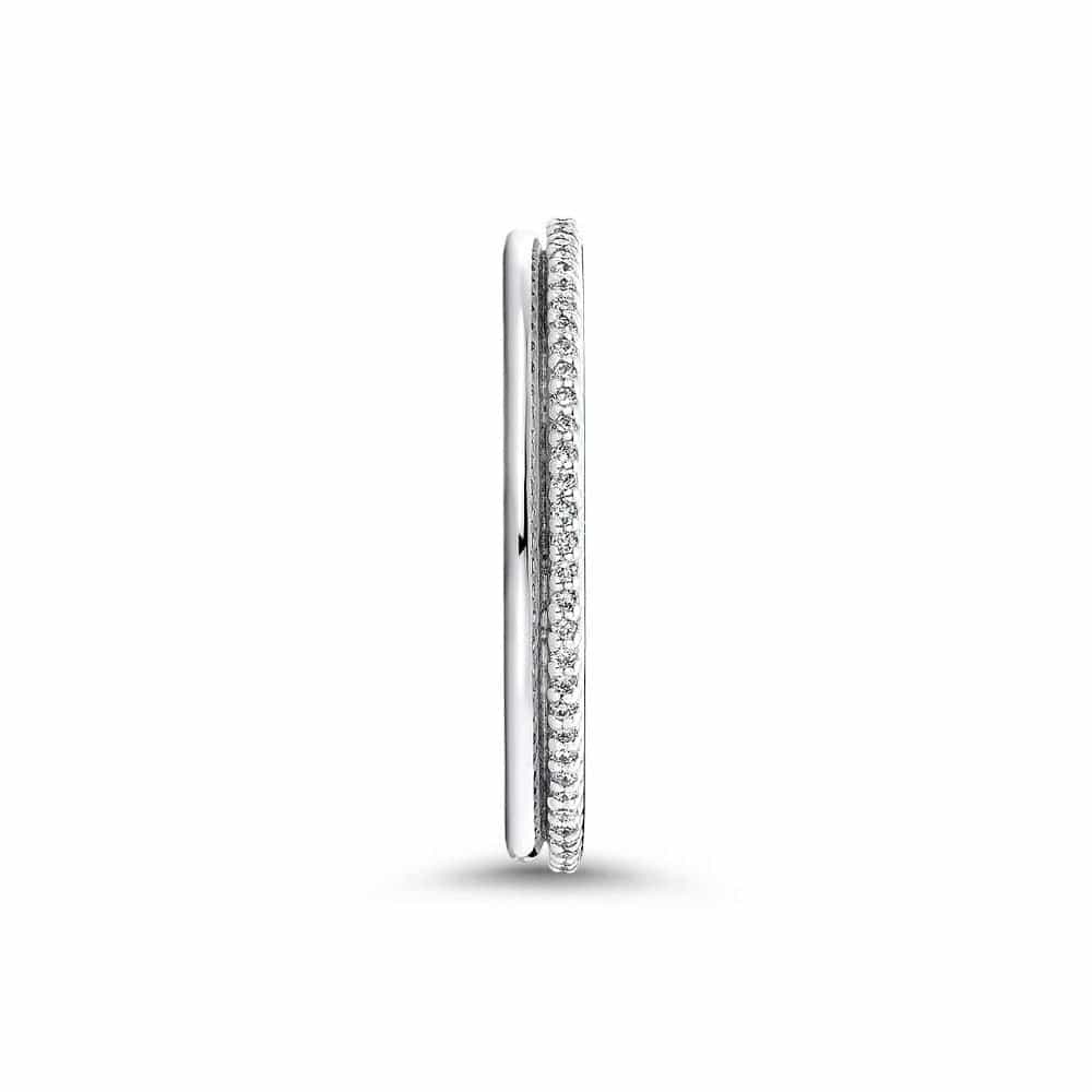 14kt White Gold/side