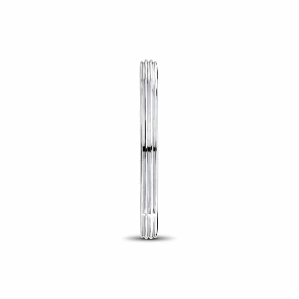 14kt White Gold/side