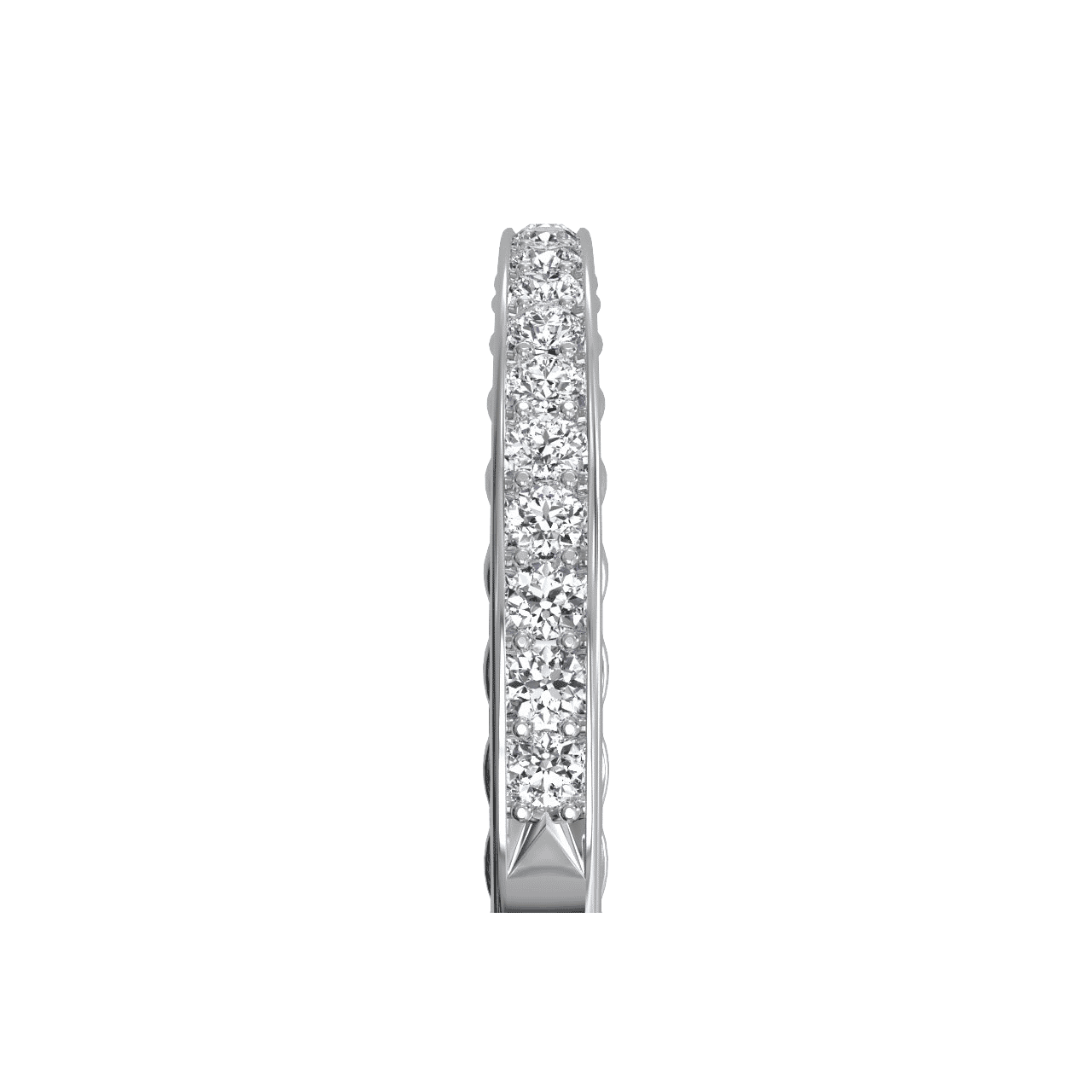 18kt White Gold/side