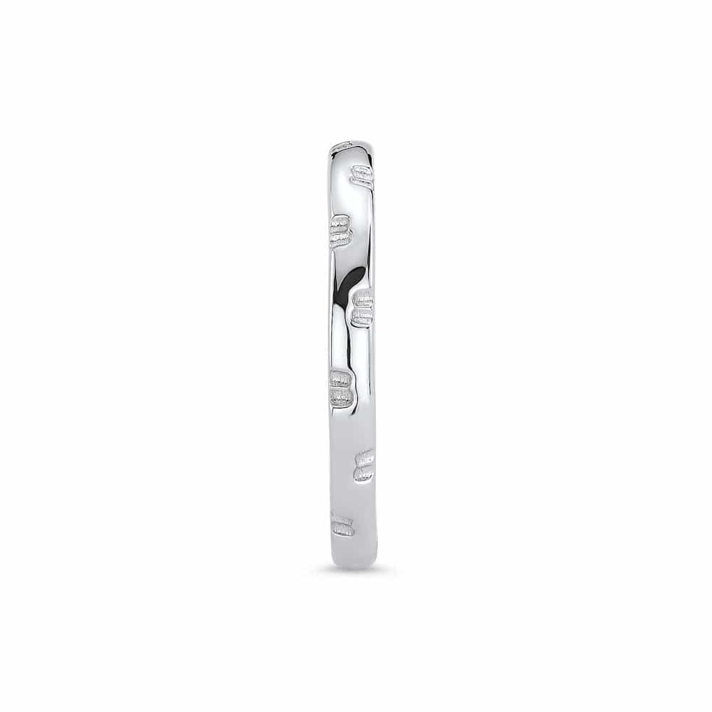 14kt White Gold/side