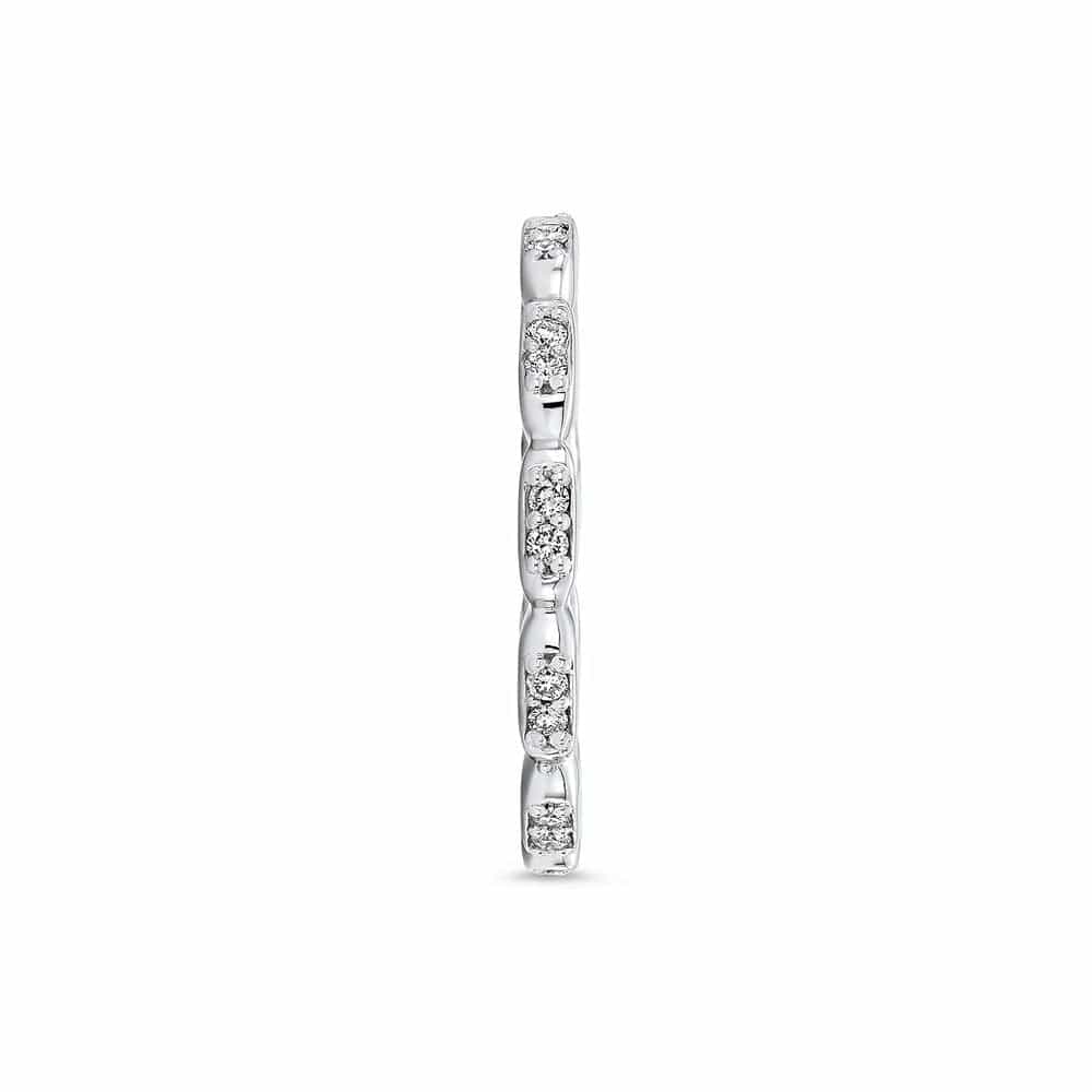 14kt White Gold/side