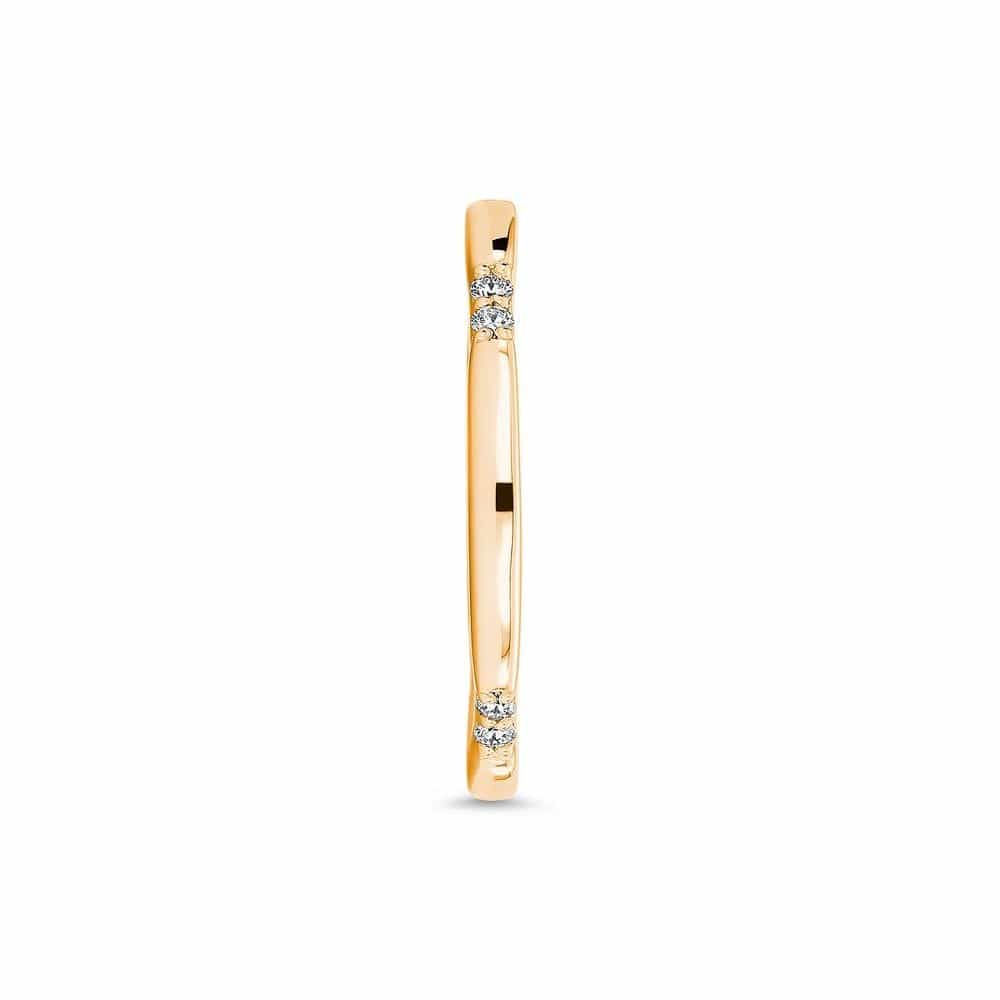 14kt Yellow Gold/side
