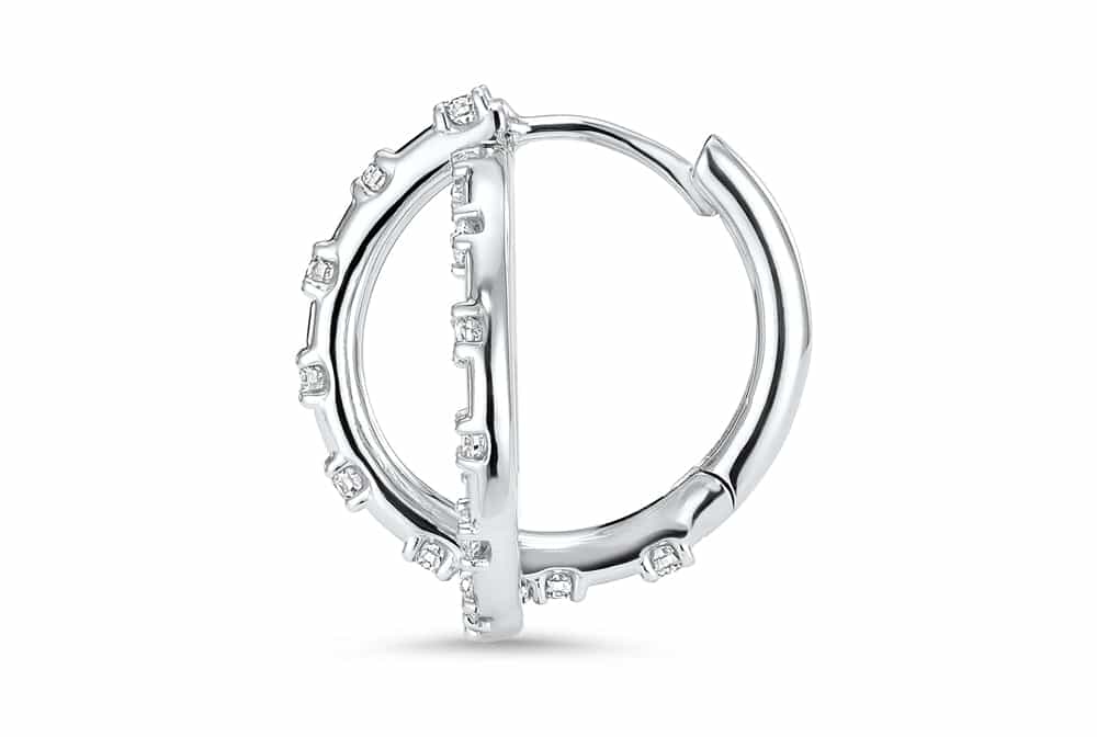 14kt White Gold/side