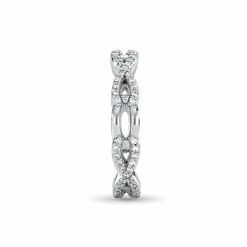 14kt White Gold/side