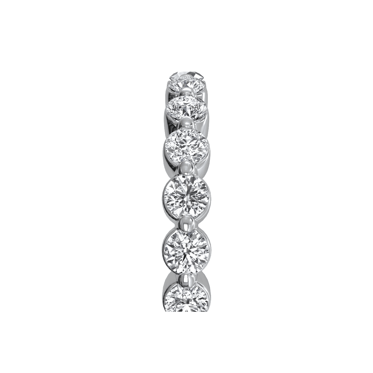 14kt White Gold/side