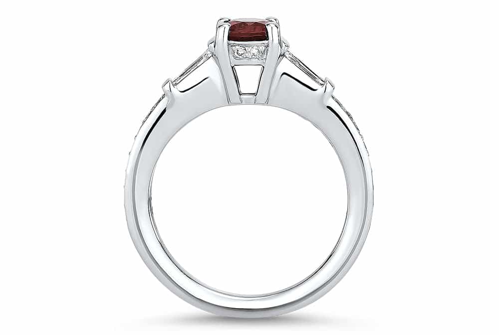 14kt White Gold/front