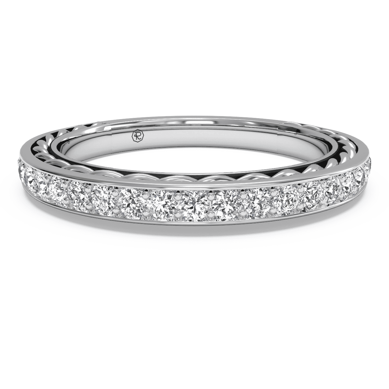 18kt White Gold/top